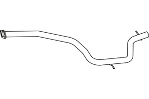 Intermediate pipe in the group  at  Professional Parts Sweden AB (P2394)