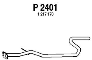Intermediate pipe in the group  at  Professional Parts Sweden AB (P2401)
