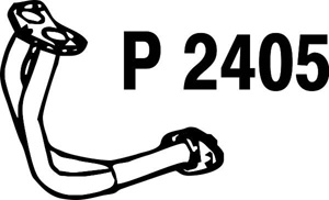 Front pipe in the group  at  Professional Parts Sweden AB (P2405)