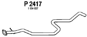 Intermediate pipe in the group  at  Professional Parts Sweden AB (P2417)