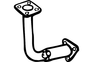 Front pipe in the group  at  Professional Parts Sweden AB (P2418)