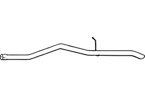 Rear pipe in the group  at  Professional Parts Sweden AB (P2428)