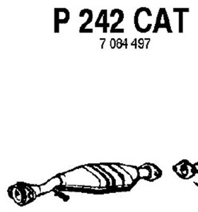 Catalytic converter in the group  at  Professional Parts Sweden AB (P242CAT)