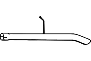 Rear pipe in the group  at  Professional Parts Sweden AB (P2439)
