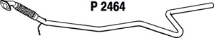 Intermediate pipe in the group  at  Professional Parts Sweden AB (P2464)
