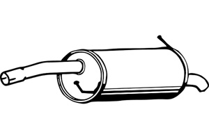 Rear muffler in the group  at  Professional Parts Sweden AB (P2465)