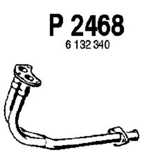 Front pipe in the group  at  Professional Parts Sweden AB (P2468)