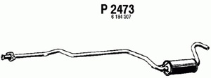 Intermediate muffler i gruppen Tillflligt dolda artiklar hos  Professional Parts Sweden AB (P2473)