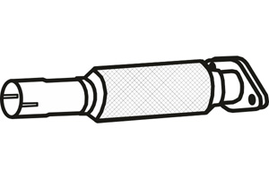 Front pipe in the group Exhaust parts / Exhaust muffler & kits at  Professional Parts Sweden AB (P2477)