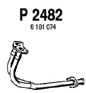 Front pipe in the group  at  Professional Parts Sweden AB (P2482)