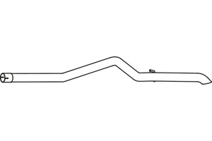 Rear pipe in the group  at  Professional Parts Sweden AB (P2488)