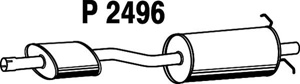 Intermediate muffler in the group  at  Professional Parts Sweden AB (P2496)