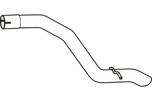 Rear pipe in the group  at  Professional Parts Sweden AB (P2543)