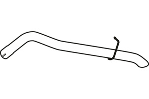 Rear pipe in the group Exhaust parts / Exhaust muffler & kits at  Professional Parts Sweden AB (P2551)