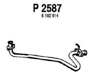 Front pipe in the group  at  Professional Parts Sweden AB (P2587)