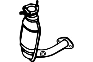 Catalytic converter i gruppen Tillflligt dolda artiklar hos  Professional Parts Sweden AB (P258CAT)