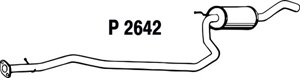 Intermediate muffler in the group  at  Professional Parts Sweden AB (P2642)