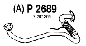 Front pipe in the group  at  Professional Parts Sweden AB (P2689)