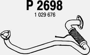 Front pipe in the group  at  Professional Parts Sweden AB (P2698)