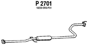 Intermediate muffler i gruppen Tillflligt dolda artiklar hos  Professional Parts Sweden AB (P2701)