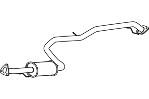Intermediate muffler in the group Exhaust parts / Exhaust muffler & kits at  Professional Parts Sweden AB (P27016)