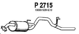 Rear muffler in the group  at  Professional Parts Sweden AB (P2715)