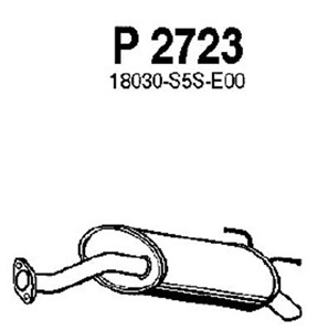 Rear muffler in the group  at  Professional Parts Sweden AB (P2723)