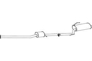 Rear muffler in the group  at  Professional Parts Sweden AB (P2738)