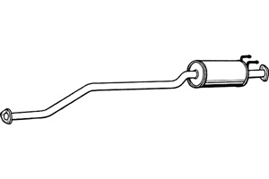 Intermediate muffler in the group  at  Professional Parts Sweden AB (P2745)