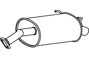 Rear muffler in the group  at  Professional Parts Sweden AB (P2749)
