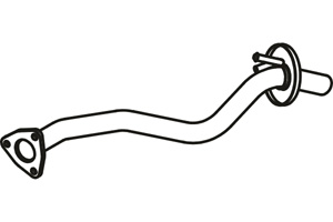 Rear pipe in the group  at  Professional Parts Sweden AB (P2755)