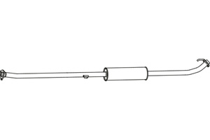 Intermediate muffler i gruppen Tillflligt dolda artiklar hos  Professional Parts Sweden AB (P2761)