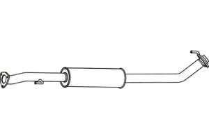 Intermediate muffler i gruppen Tillflligt dolda artiklar hos  Professional Parts Sweden AB (P2763)