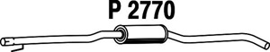 Intermediate muffler in the group  at  Professional Parts Sweden AB (P2770)