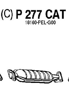 Catalytic converter in the group  at  Professional Parts Sweden AB (P277CAT)