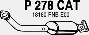 Catalytic converter in the group  at  Professional Parts Sweden AB (P278CAT)
