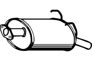 Rear muffler in the group  at  Professional Parts Sweden AB (P2820)