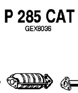 Catalytic converter in the group  at  Professional Parts Sweden AB (P285CAT)