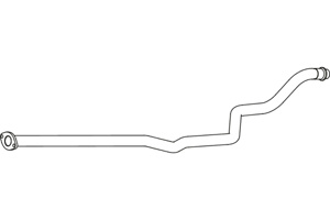 Intermediate pipe in the group  at  Professional Parts Sweden AB (P29002)