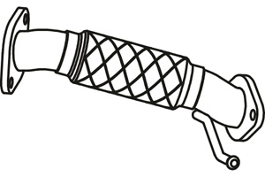 Front pipe i gruppen Tillflligt dolda artiklar hos  Professional Parts Sweden AB (P29019)