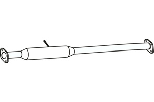 Intermediate muffler in the group  at  Professional Parts Sweden AB (P29023)