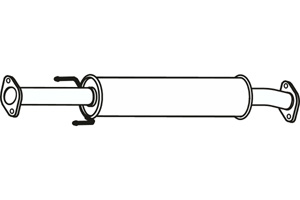 Intermediate muffler in the group Exhaust parts / Exhaust muffler & kits at  Professional Parts Sweden AB (P29033)