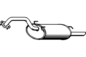 Rear muffler in the group  at  Professional Parts Sweden AB (P2926)