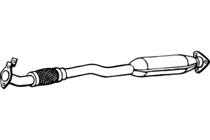 Intermediate muffler in the group  at  Professional Parts Sweden AB (P2927)