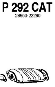 Catalytic converter i gruppen Tillflligt dolda artiklar hos  Professional Parts Sweden AB (P292CAT)