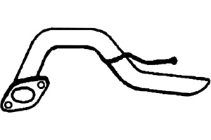 Rear pipe in the group  at  Professional Parts Sweden AB (P2932)