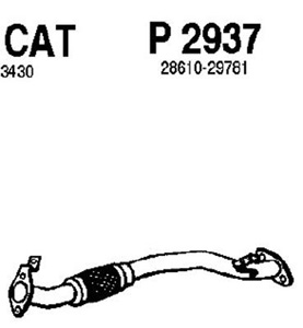 Front pipe in the group  at  Professional Parts Sweden AB (P2937)