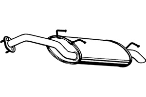Rear muffler in the group  at  Professional Parts Sweden AB (P2944)