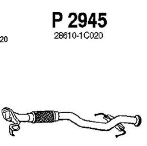 Intermediate pipe in the group  at  Professional Parts Sweden AB (P2945)