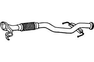 Intermediate pipe in the group  at  Professional Parts Sweden AB (P2949)